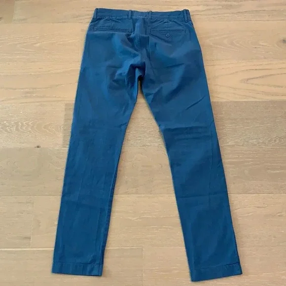 J Crew Men’s Blue Khaki Pants Golf Preppy Nice Dress Business Casual Size 30 - Picture 5 of 8